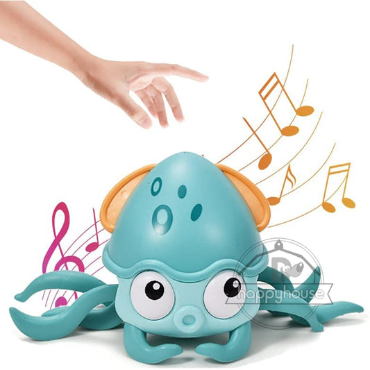Crawling Crab Baby Toys with Music LED