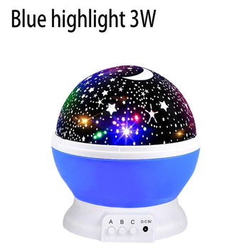 Projector Night Light Rotating Sky