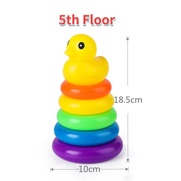 Rainbow Stacking Ring Tower