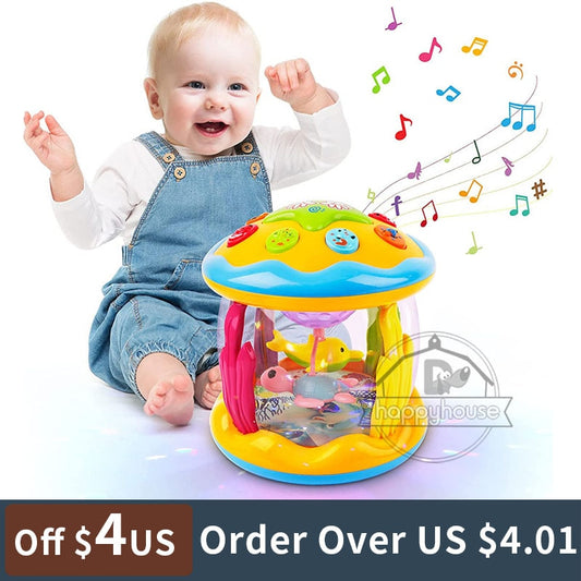 Musical Toy Babies Ocean Rotary Projector
