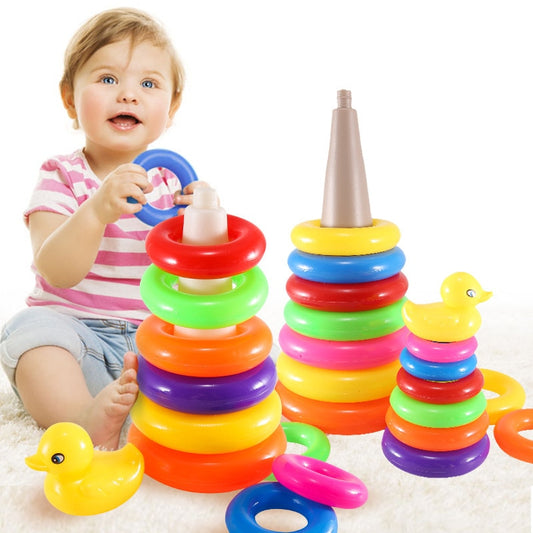 Rainbow Stacking Ring Tower