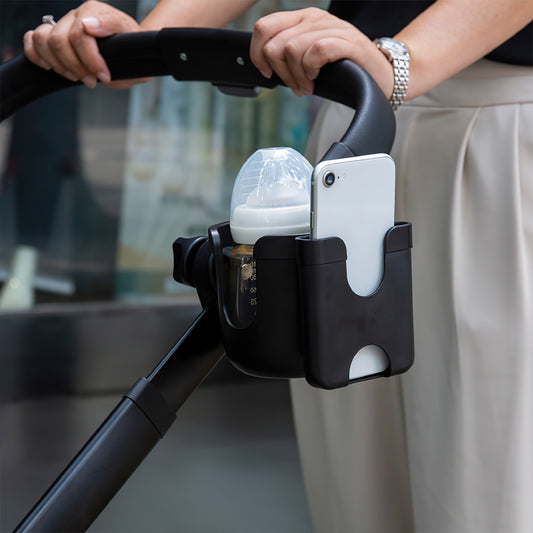 Stroller cup phone holder